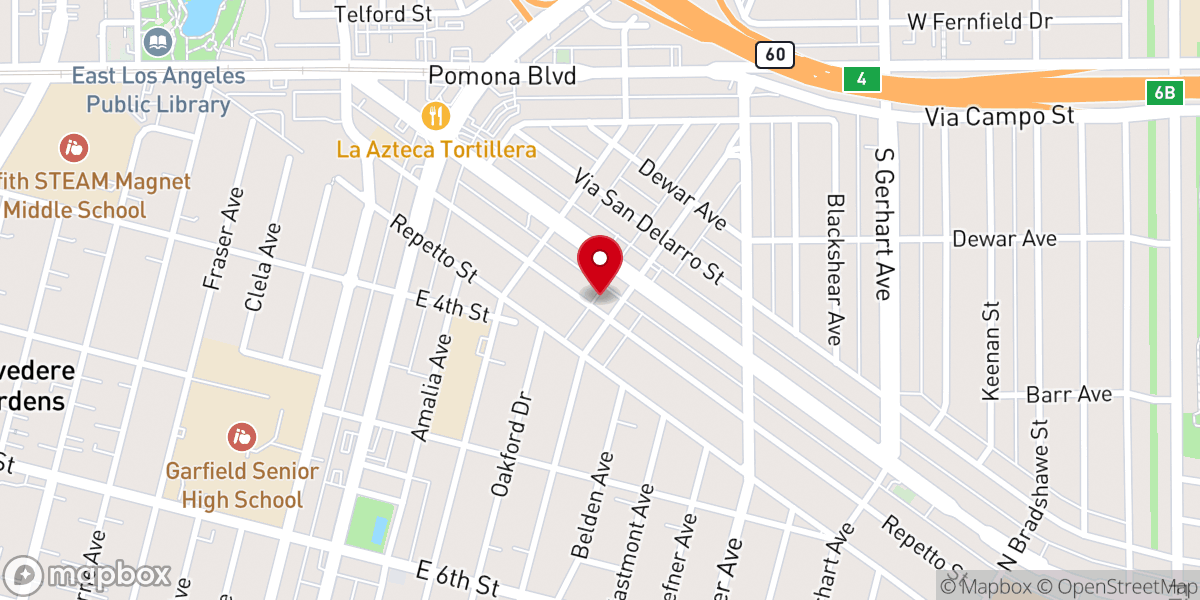 Map showing location of Restoration Los Angeles