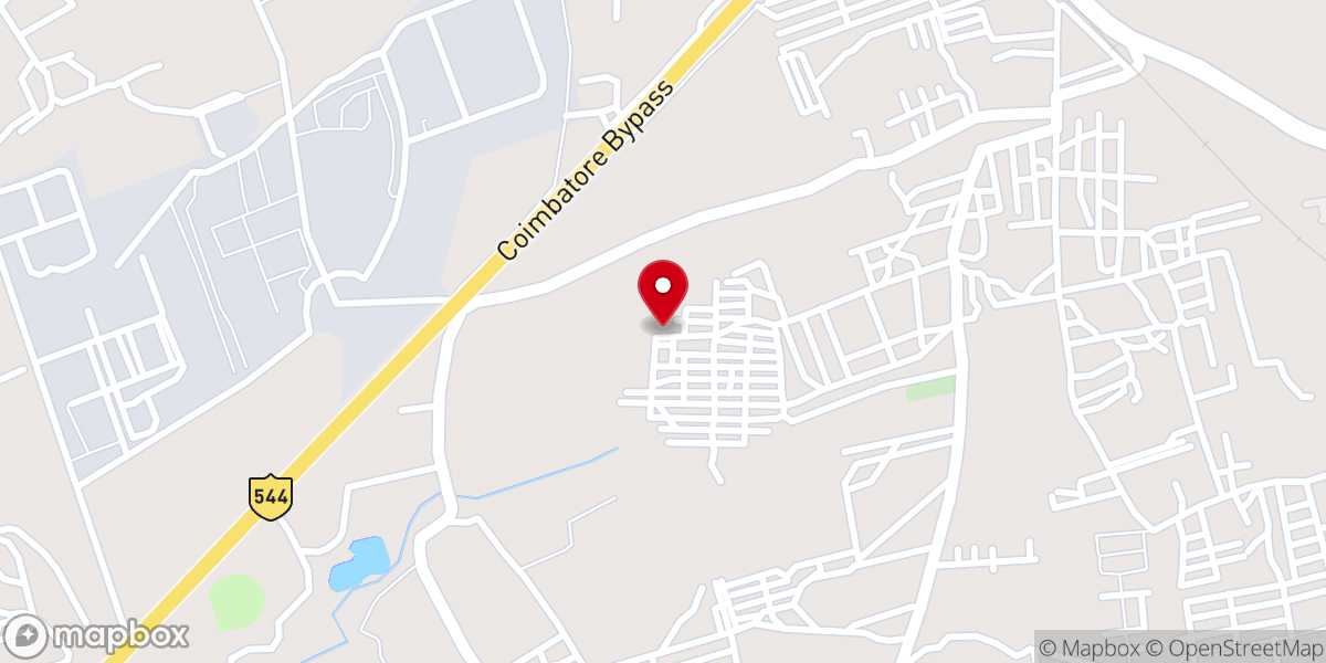 Map showing location of St. Thomas Malankara Syrian Catholic Church