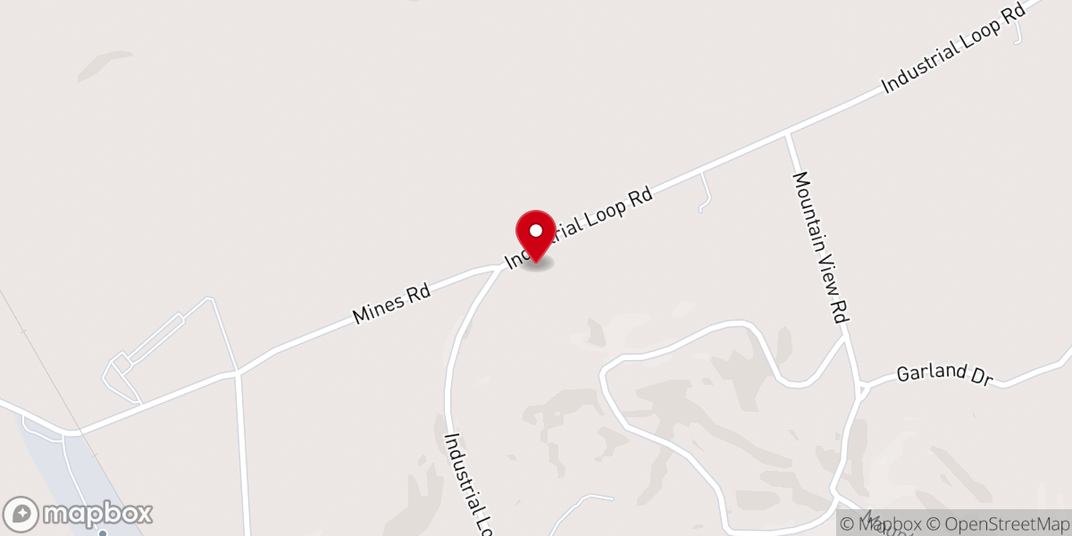 Map showing location of Fairview Church of Christ