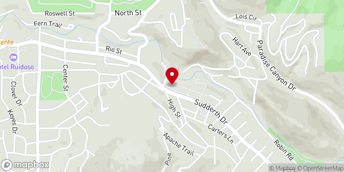 Map showing location of River Crossing Ministries and Event Center