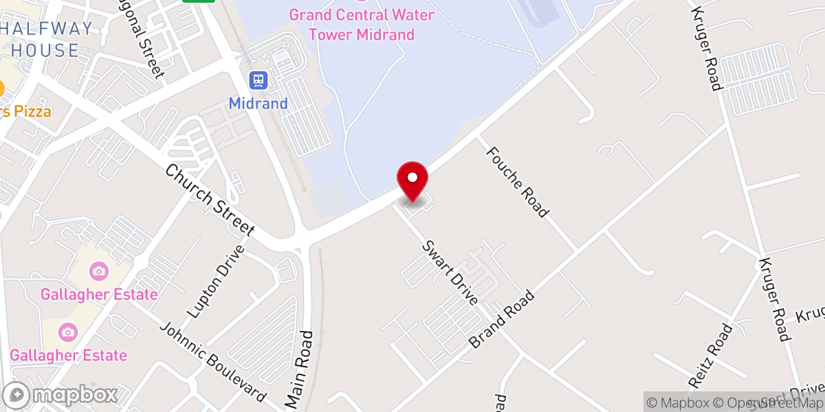 Map showing location of Glory House