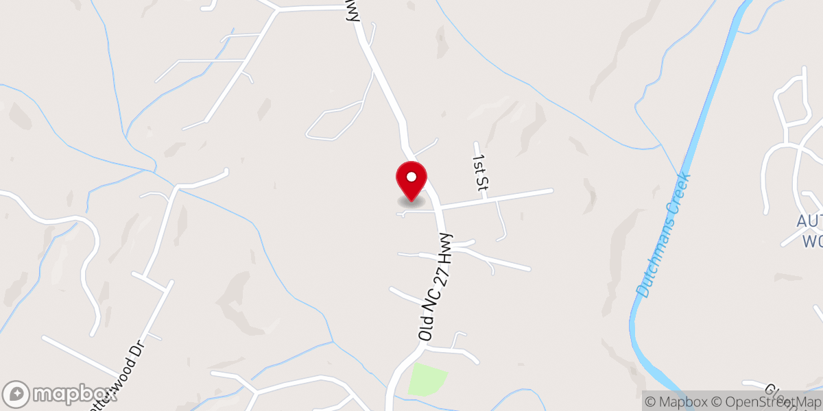 Map showing location of Shiloh AME Zion Church