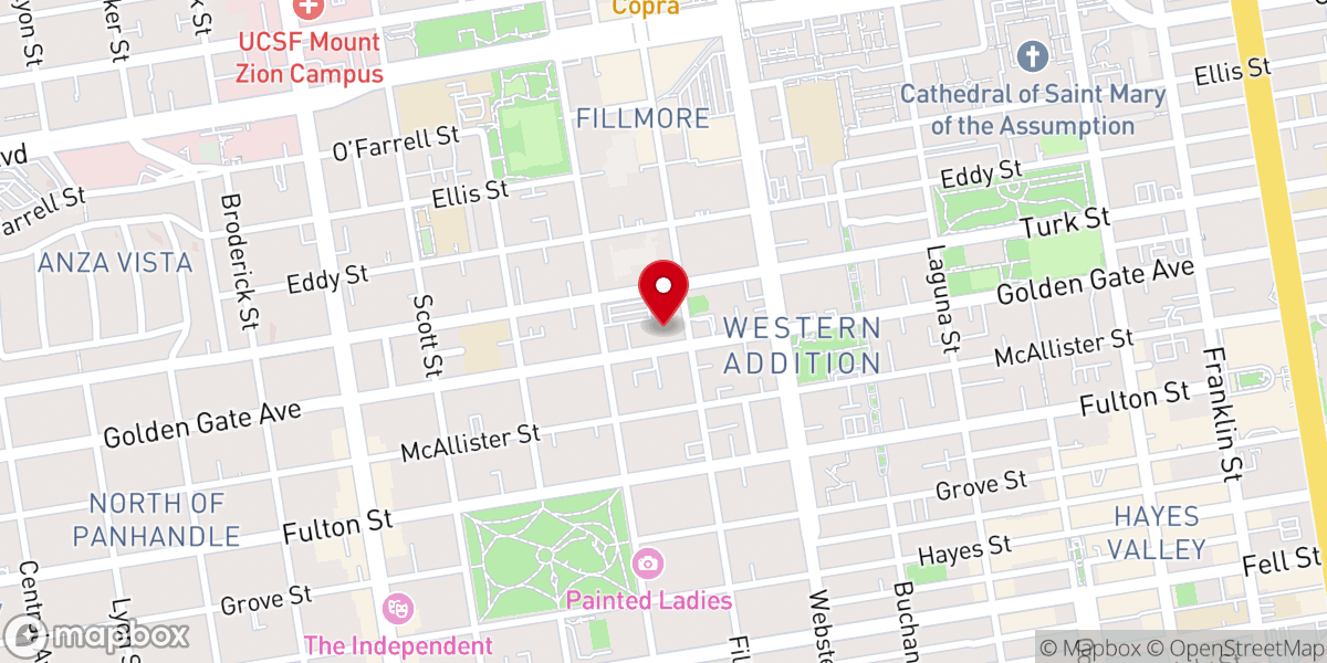 Map showing location of El-Bethel Baptist Church