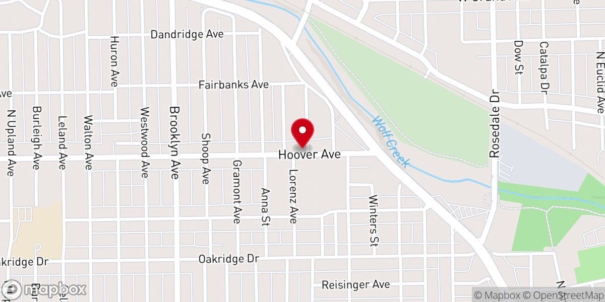 Map showing location of Solid Rock Primitive Baptist Church