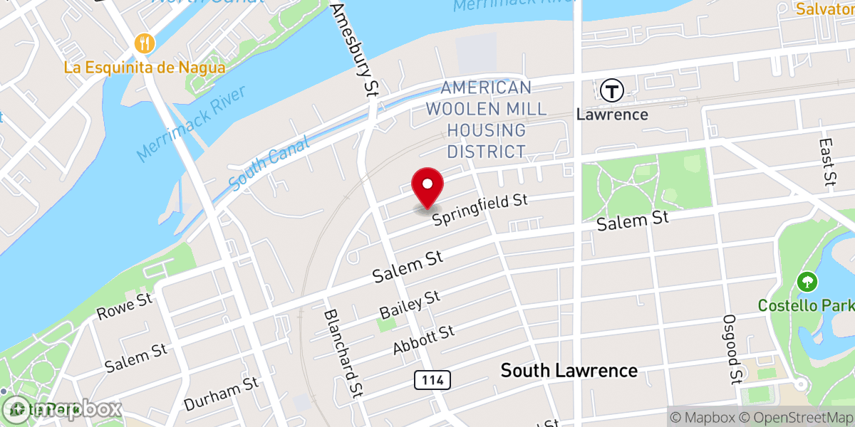 Map showing location of Pentecostal Church of God La Buena Simiente Inc