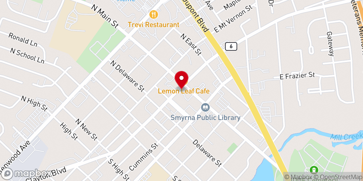 Map showing location of CenterPoint Church