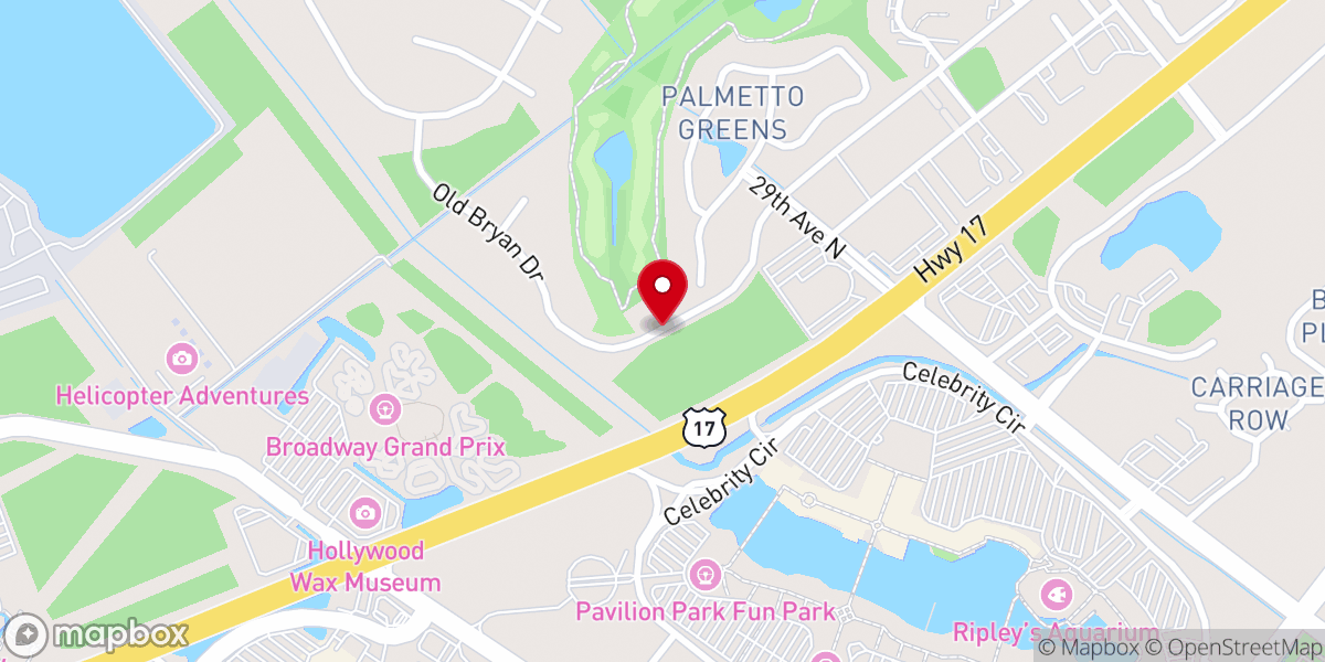Map showing location of Compass Community