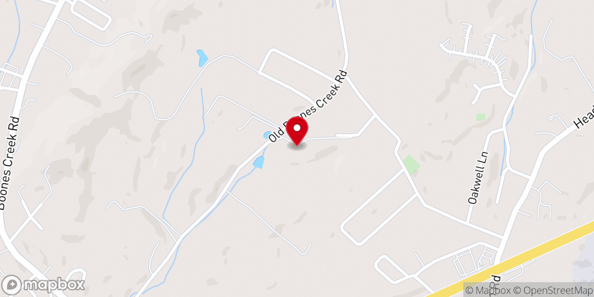 Map showing location of Larry Stamm Ministries
