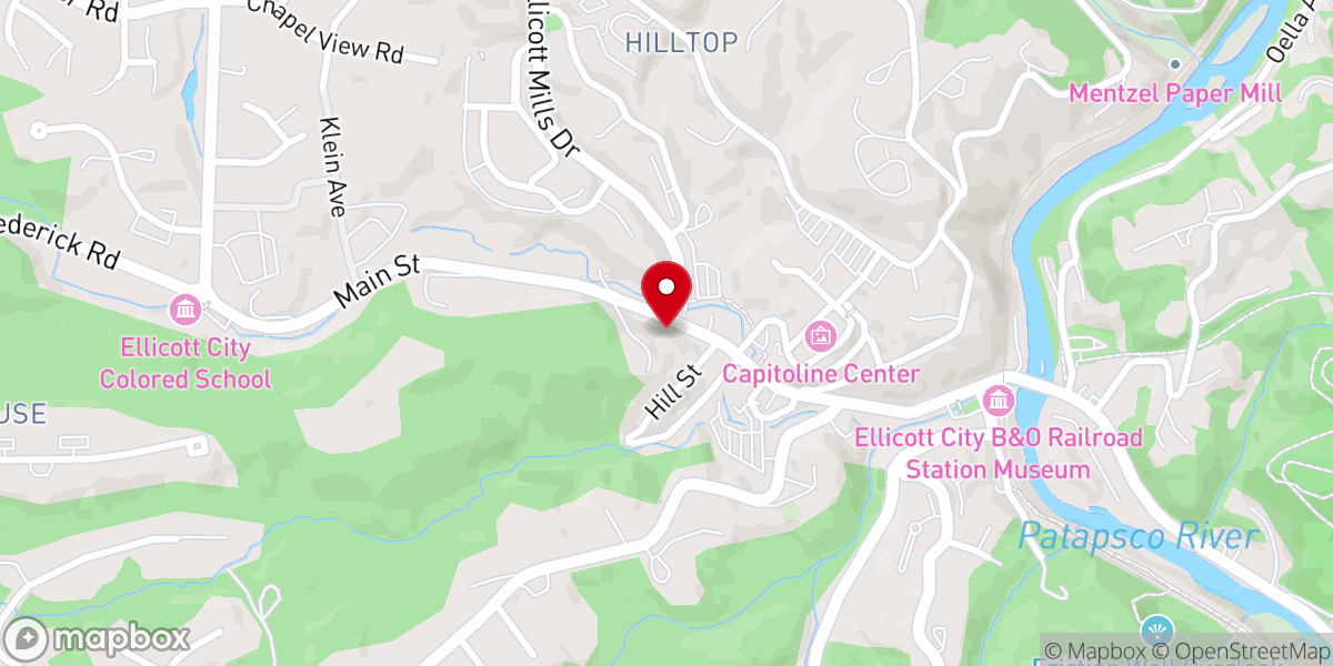 Map showing location of Saint Lukes Methodist Church