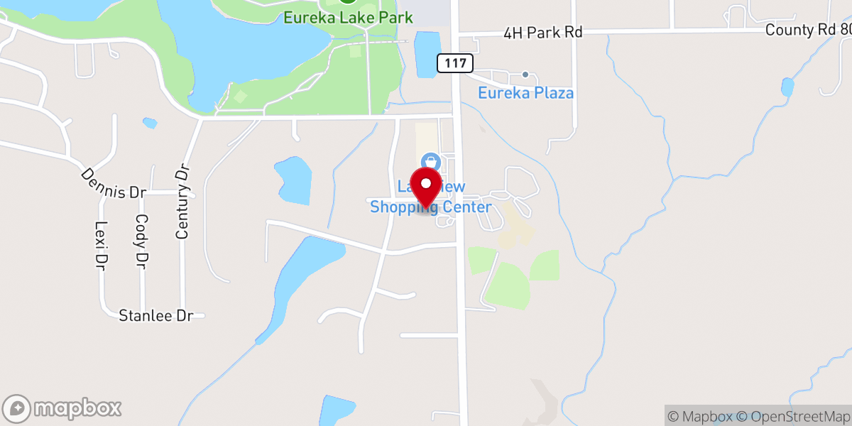 Map showing location of American Legion Post 466