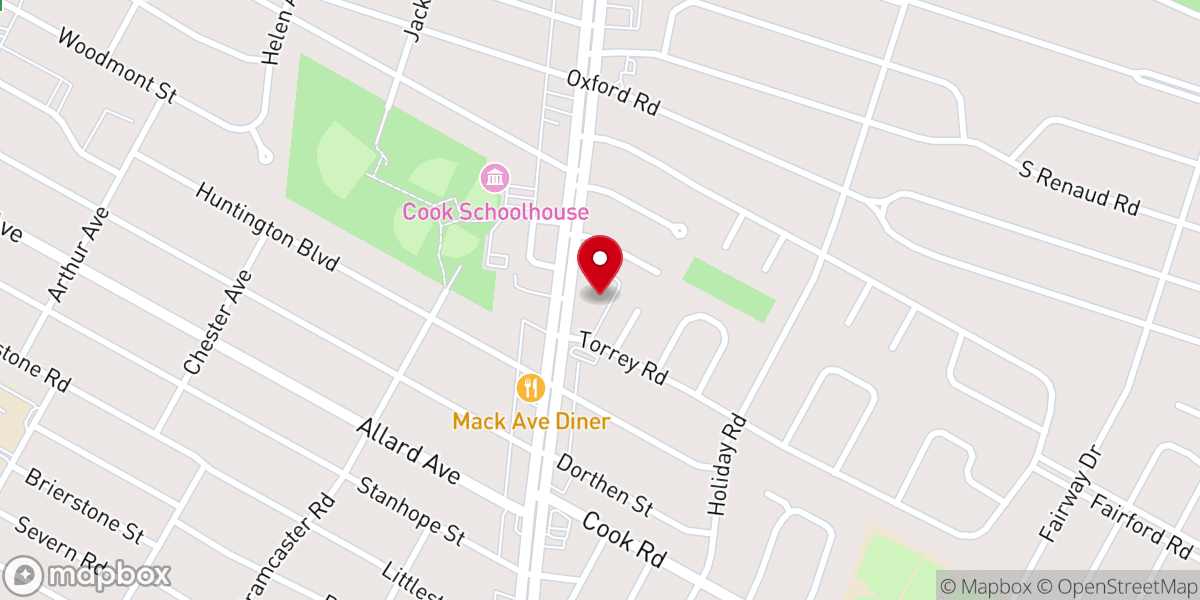 Map showing location of Breath Of Life Christian Church
