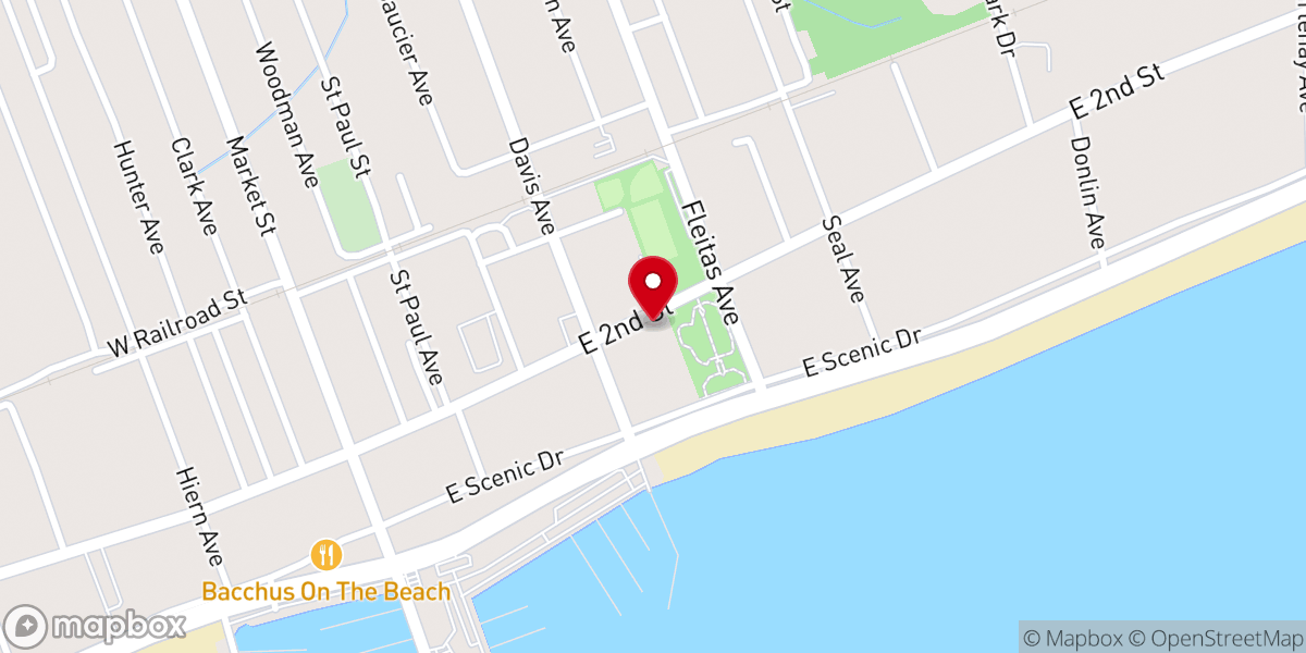 Map showing location of First Baptist Church Pass Christian