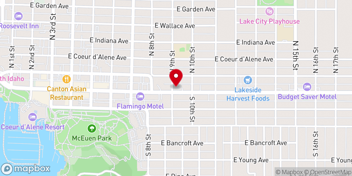 Map showing location of Ruach Ranch Inc