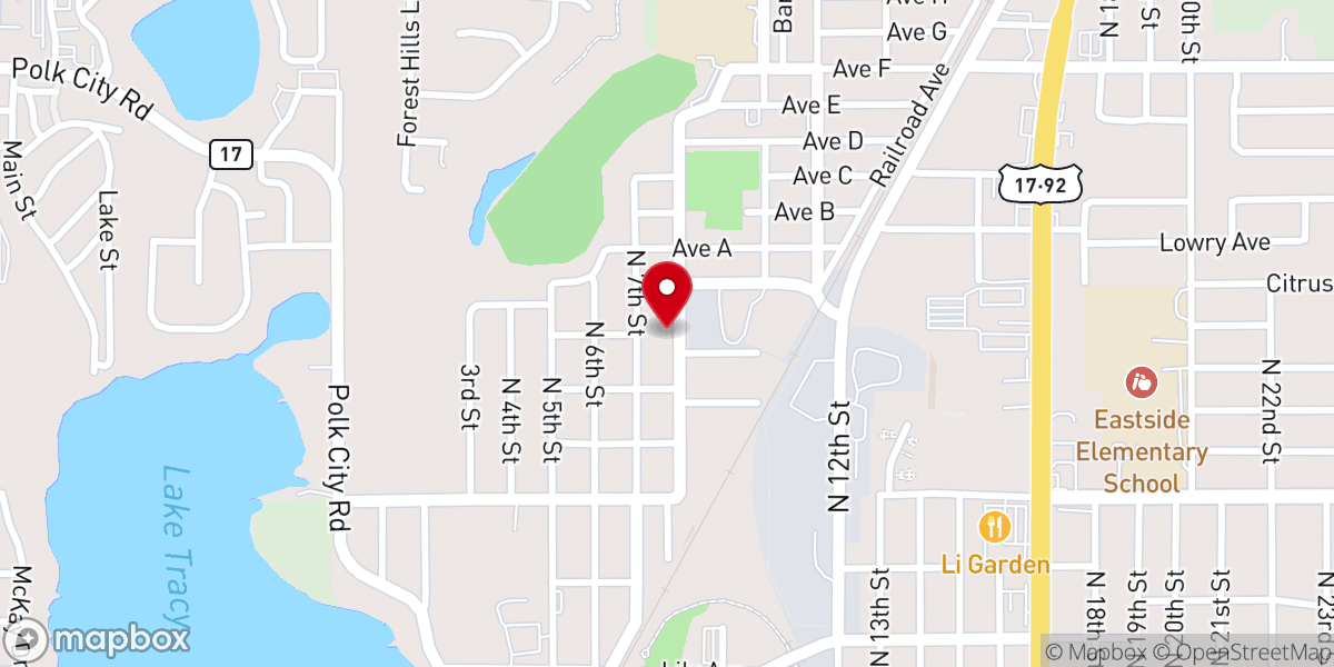 Map showing location of Redeemed Church-God In Christ