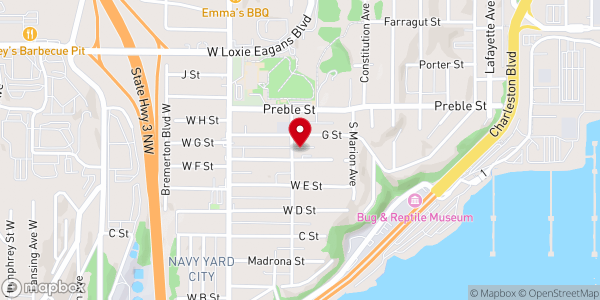 Map showing location of Faith Community Bible Church