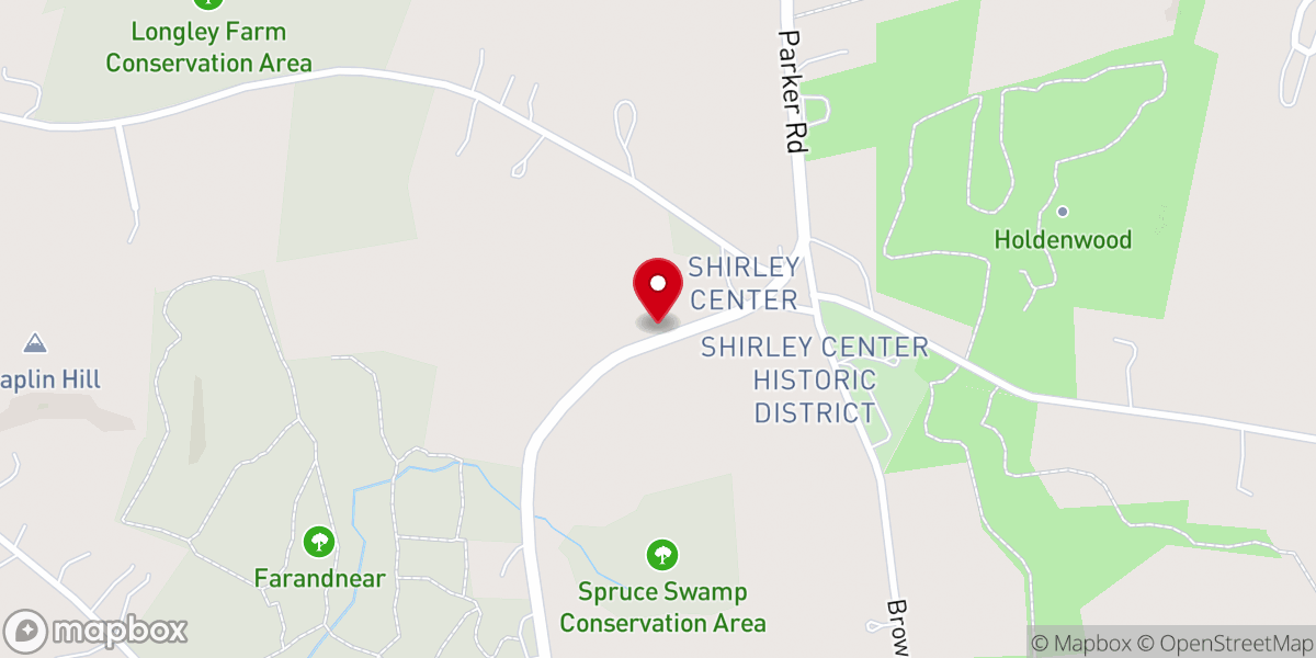 Map showing location of Trinity Chapel