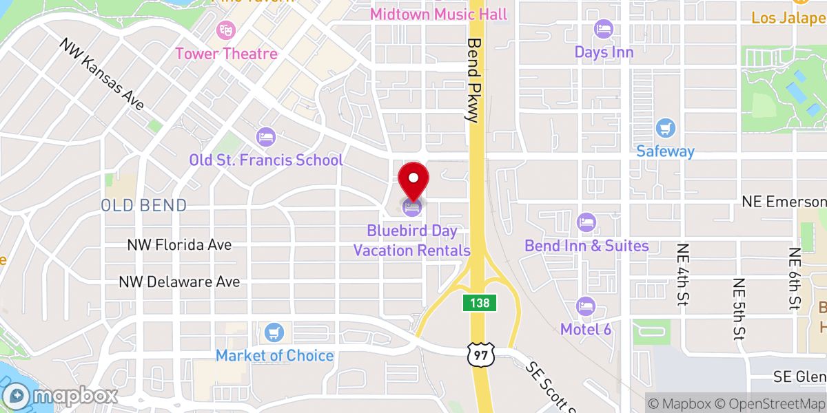 Map showing location of City Church