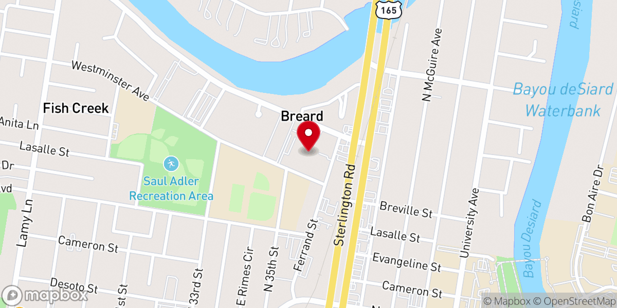 Map showing location of Pine Grove Church