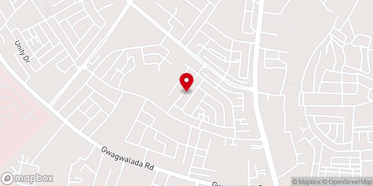 Map showing location of Wonders of God Parish, Redeemed Christian Church of God, Gwako II, Gwagwalada, F.C.T-Abuja