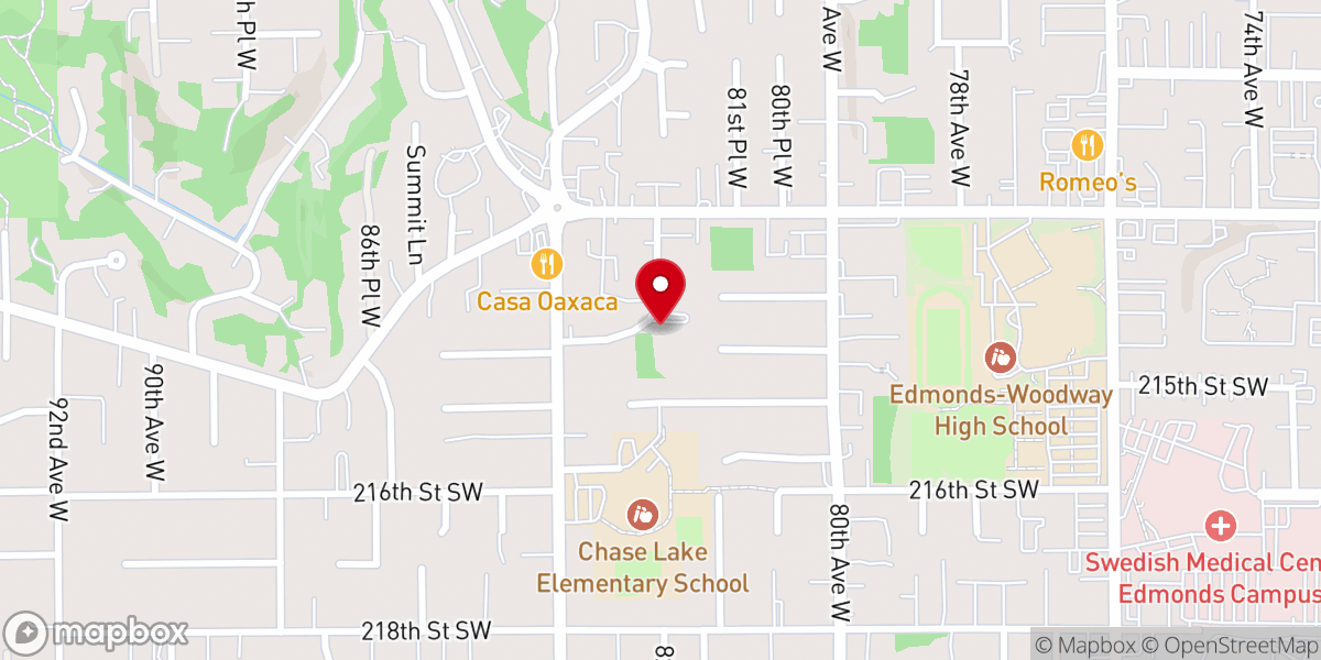 Map showing location of St Alban's Episcopal Church
