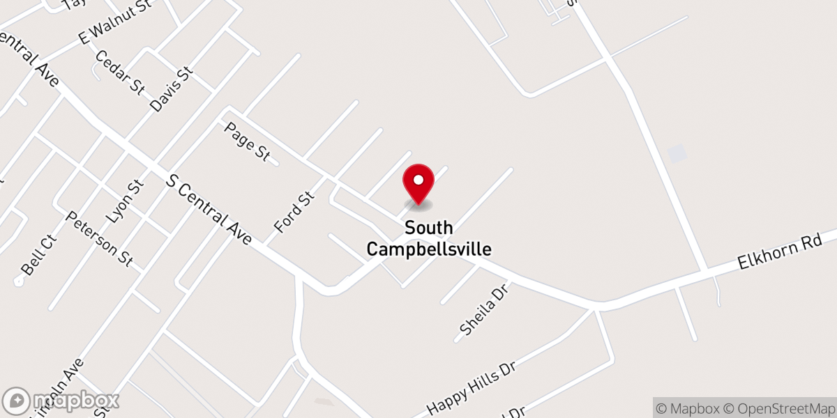Map showing location of First Church of God