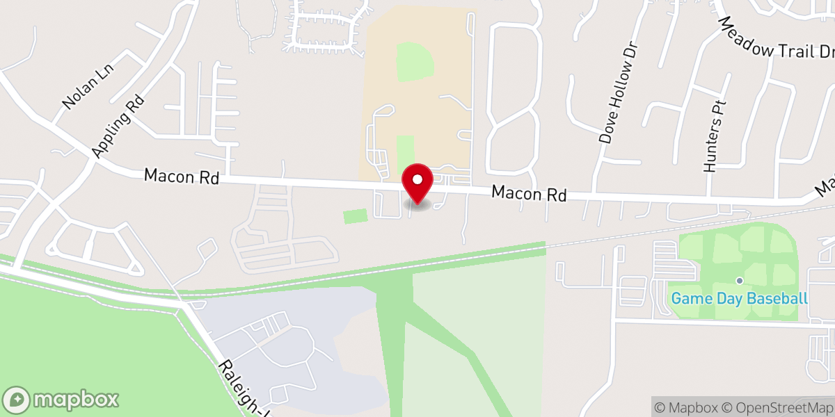 Map showing location of Korean Church of Memphis