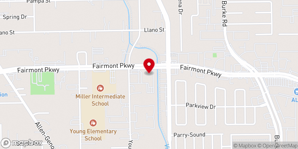 Map showing location of Revive Church Pasadena