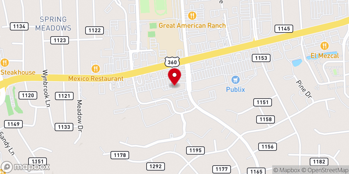 Map showing location of Generation Church