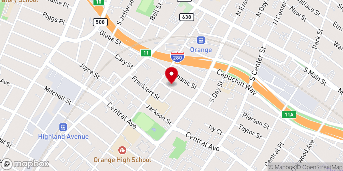 Map showing location of International Central Gospel Church NJ Inc