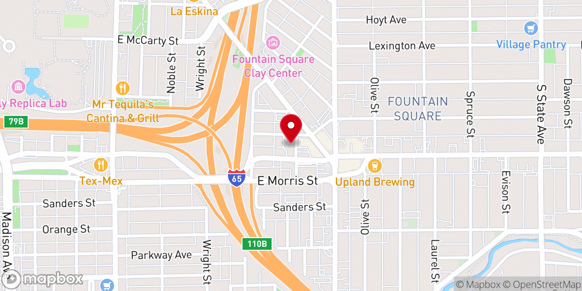 Map showing location of St. Patrick Catholic Church
