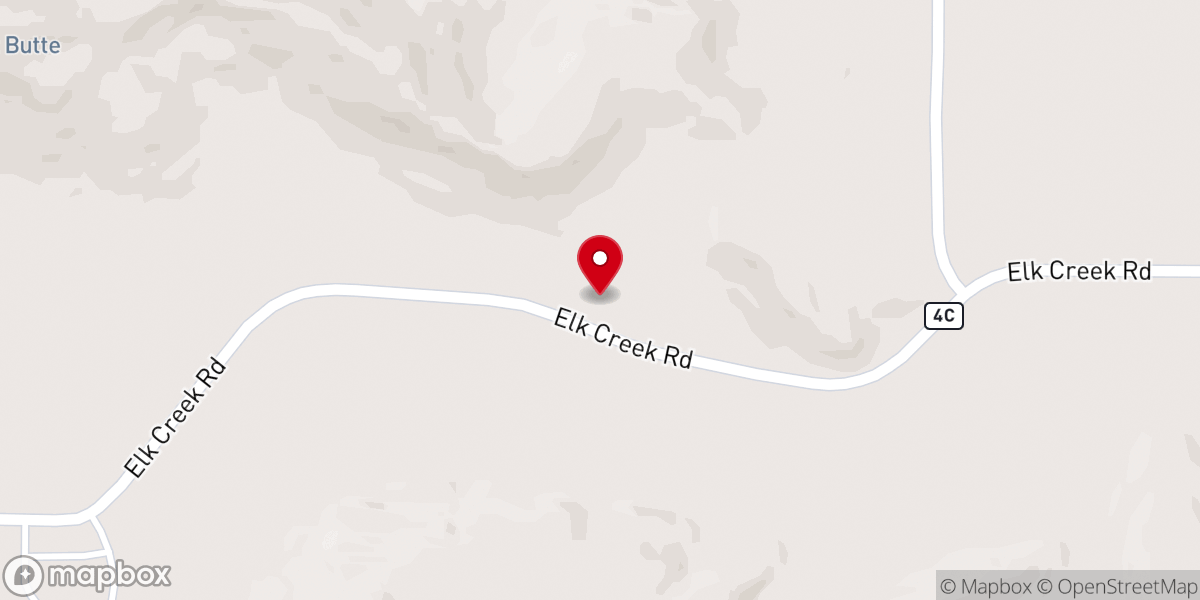 Map showing location of Elk Creek Resort & Receptions