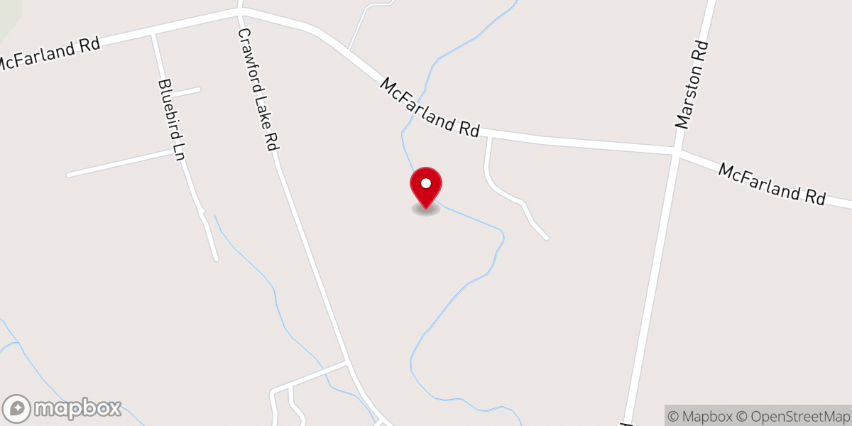 Map showing location of Rachel Church