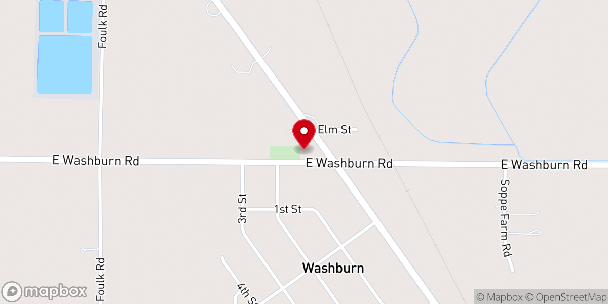 Map showing location of Calvary Bible Church