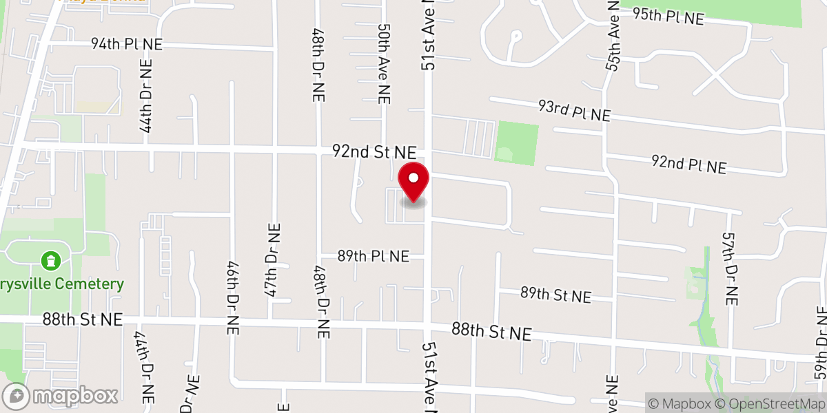 Map showing location of Word of LIfe