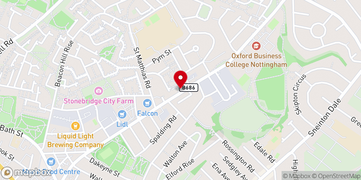 Map showing location of New Testament Church of God