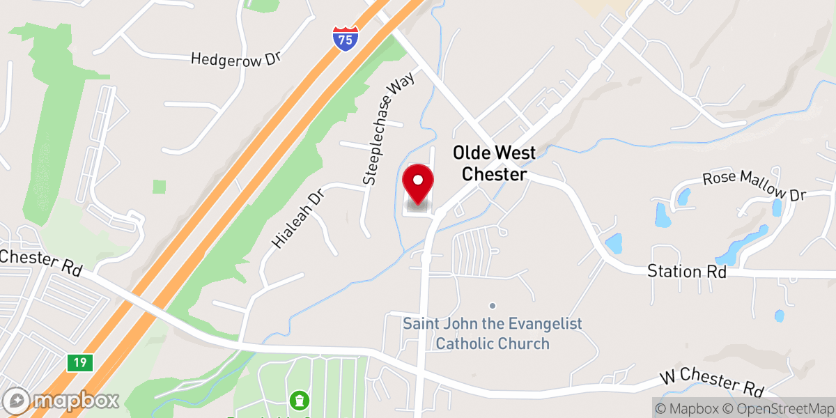 Map showing location of Church Alive