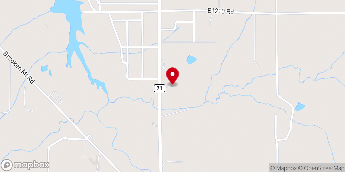 Map showing location of Heaven Bound Church