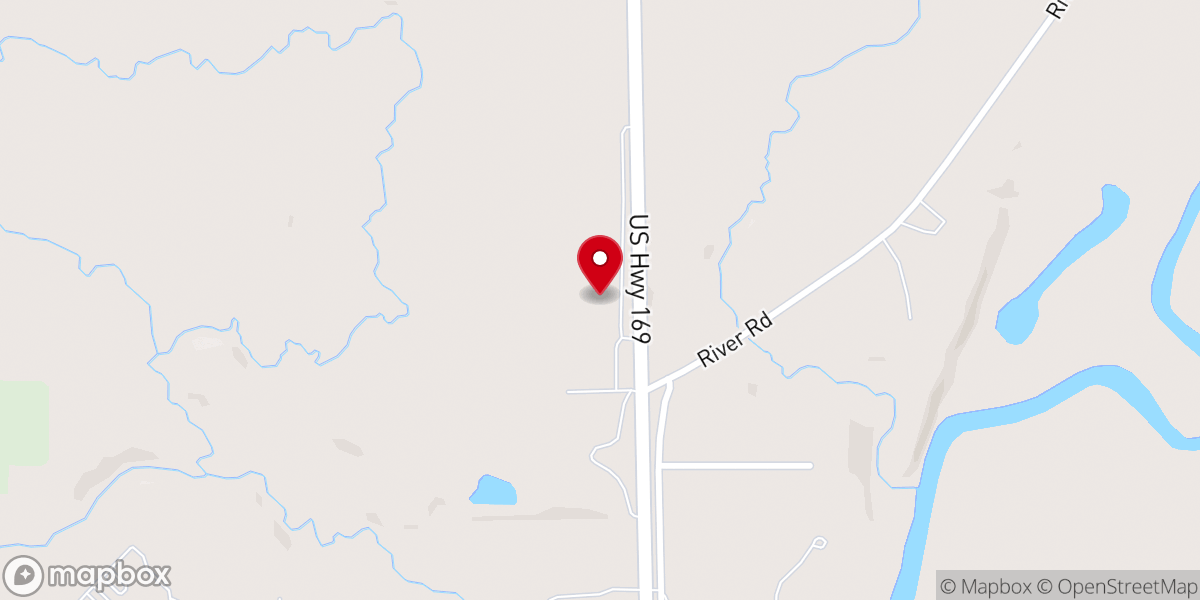 Map showing location of New Hope Church