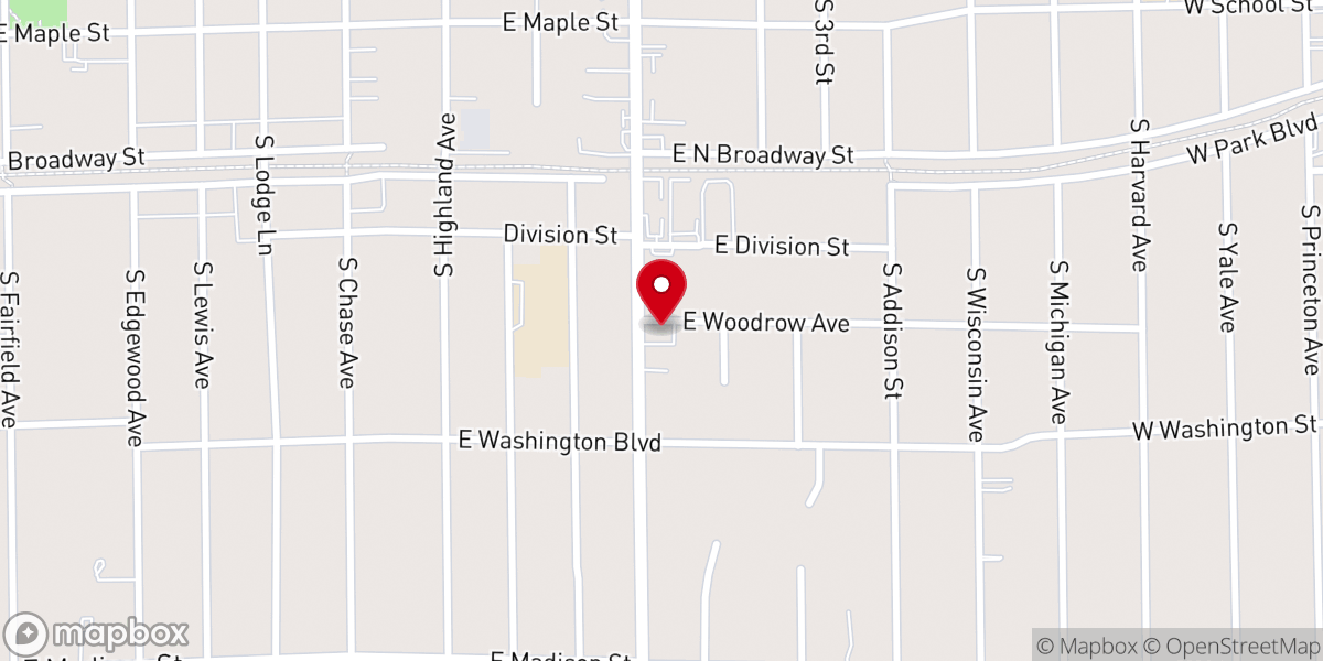 Map showing location of Community of Christ