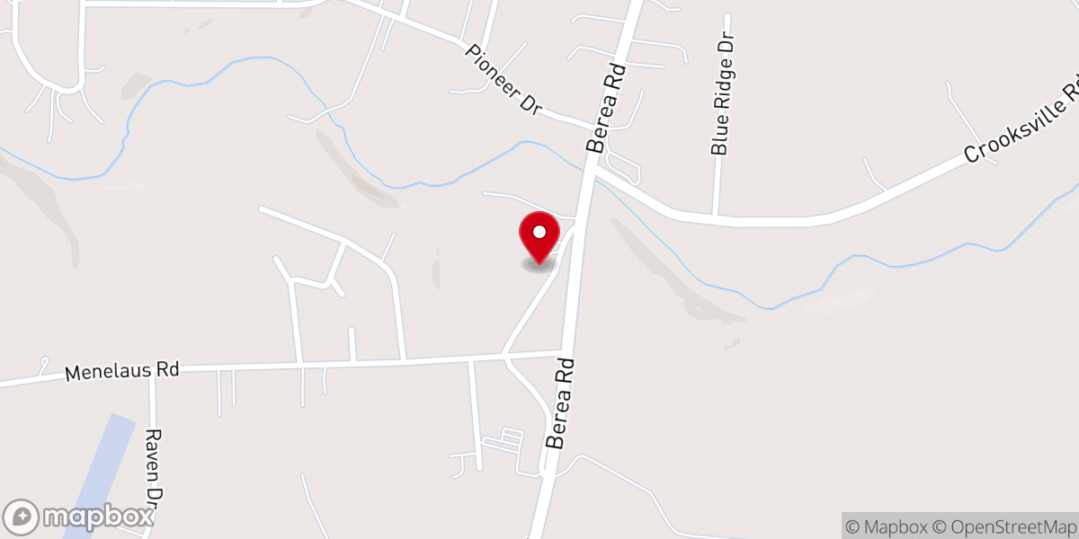 Map showing location of New Vision Missionary Baptist Church