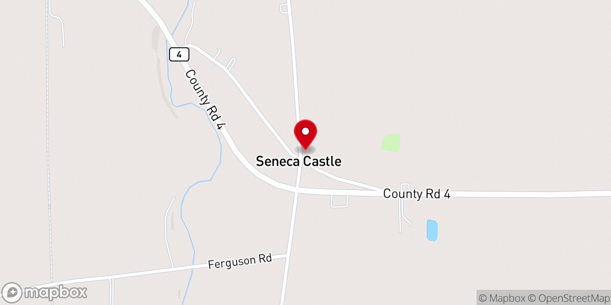Map showing location of United Methodist Church
