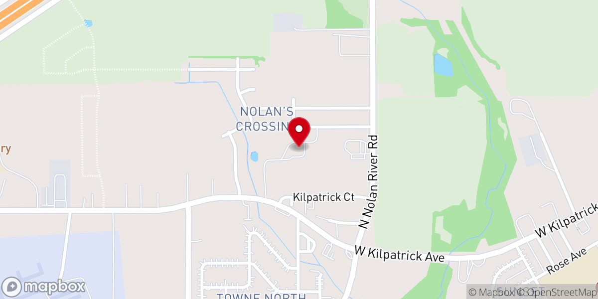 Map showing location of Faith Temple Church