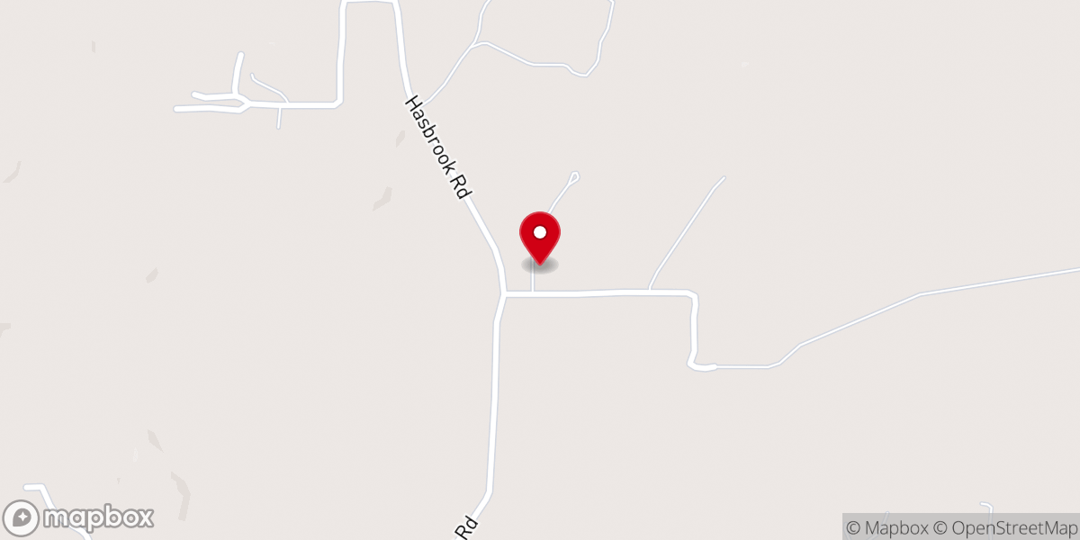 Map showing location of New Interprise Church