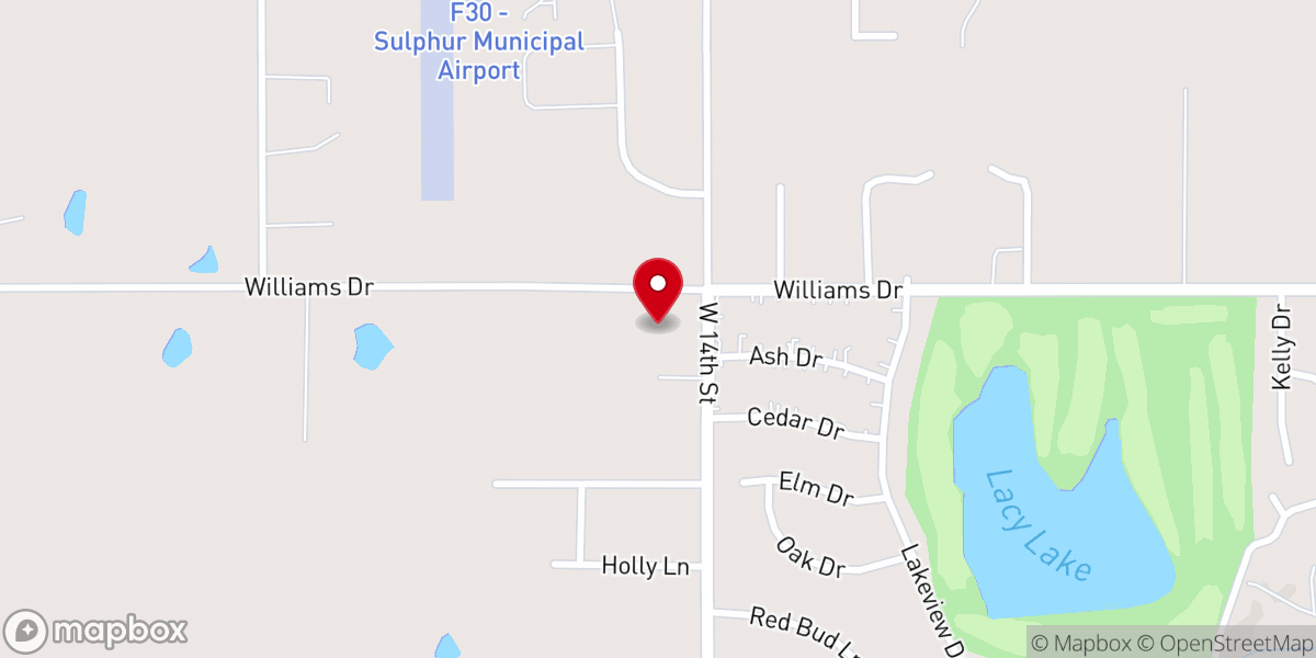 Map showing location of Cornerstone Methodist Church