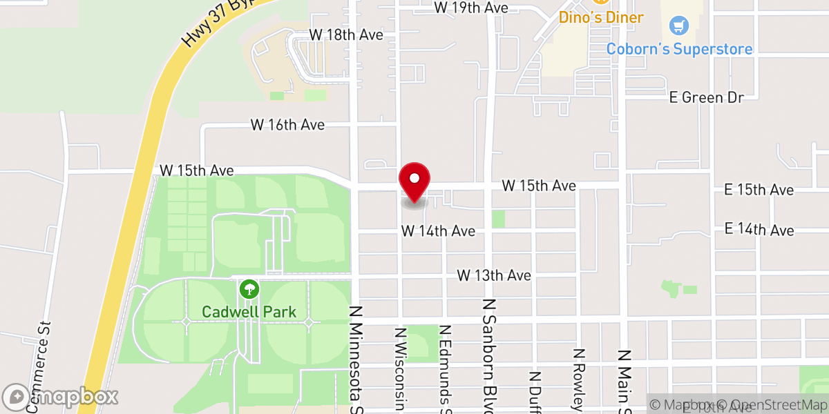 Map showing location of First Reformed Church