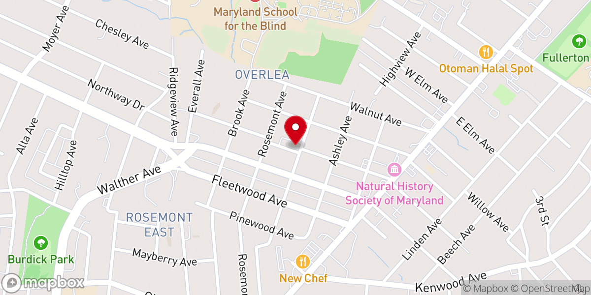 Map showing location of On Time Church Ministries Inc