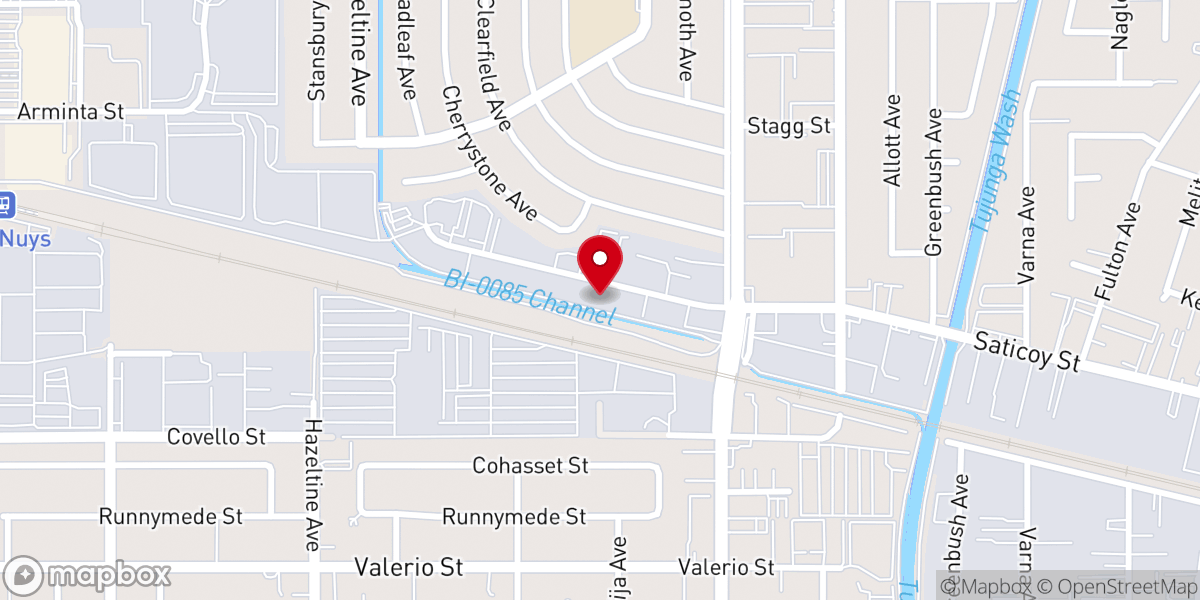 Map showing location of Redeemed Christian Church of God Victory House of California