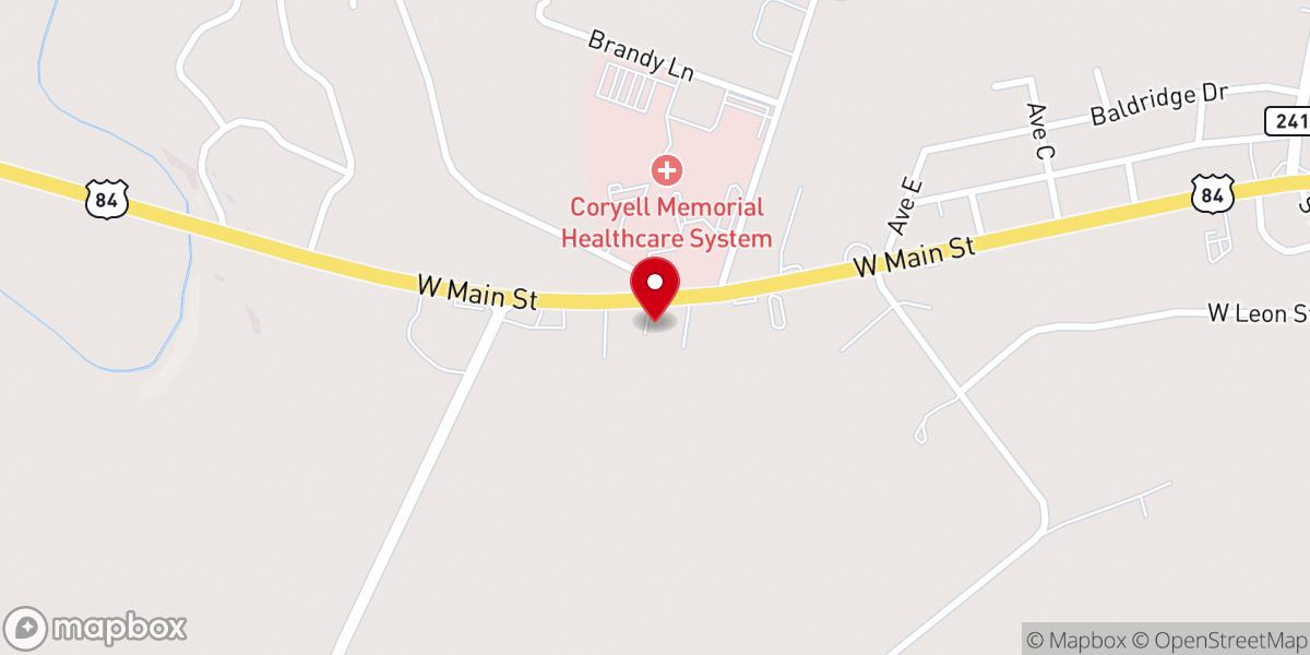 Map showing location of Van Horn Ministries Inc