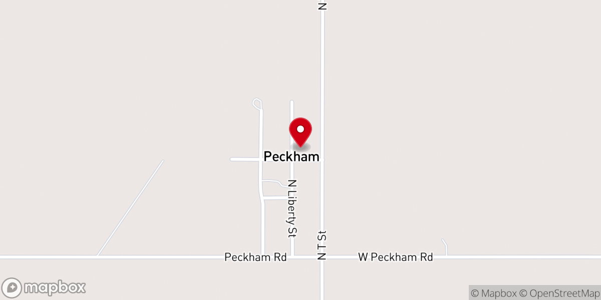 Map showing location of Peckham Community Church