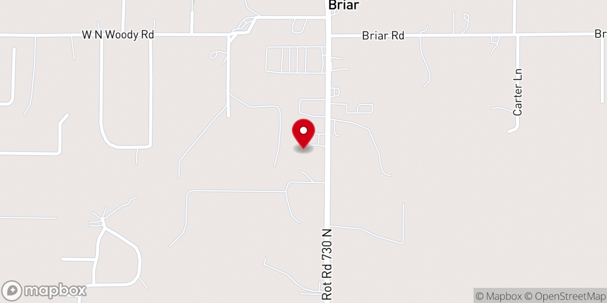 Map showing location of Cindy Bishop Ministries